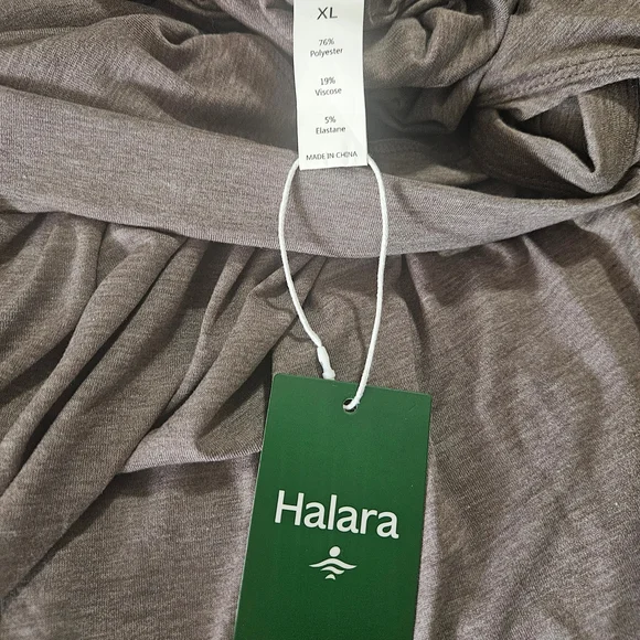 NWT HALARA Purple Racerback Jumpsuit with Tapered Legs - Picture 7 of 8